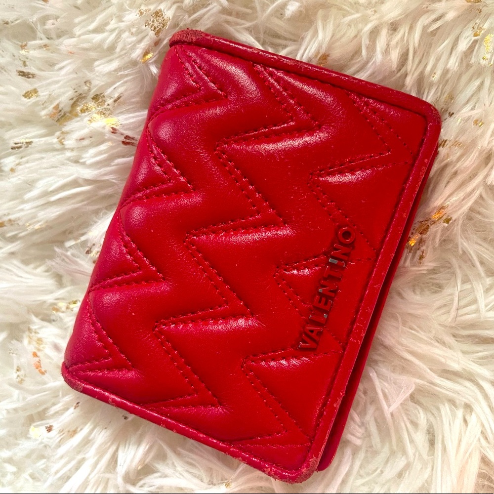Valentino red wallet